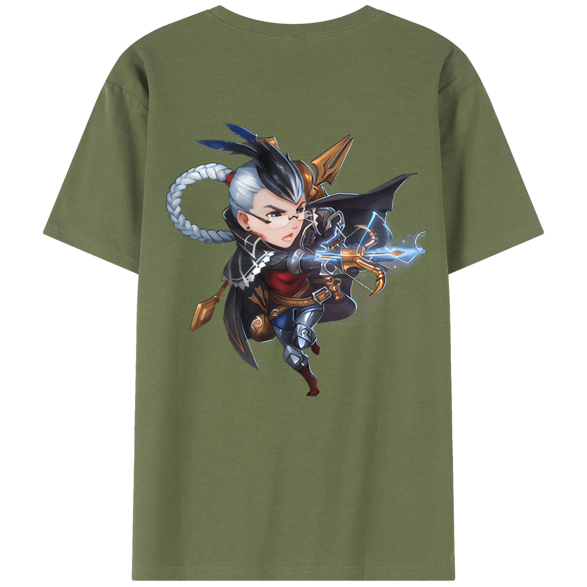 リーグ・オブ・レジェンド League of Legends LOL 綿100％半袖Tシャツ（背面プリント）